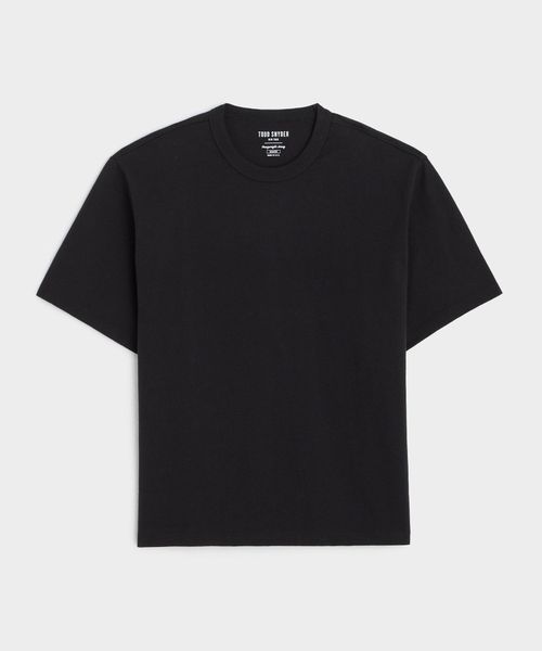 Heavyweight Jersey Tee in Blacktop