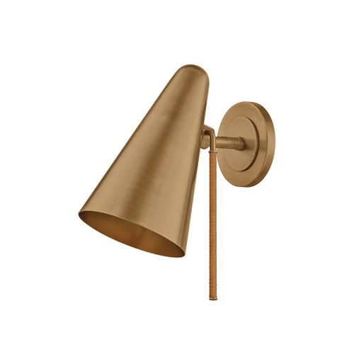 Patina Brass LED Wall Sconce from the Kobe Collection