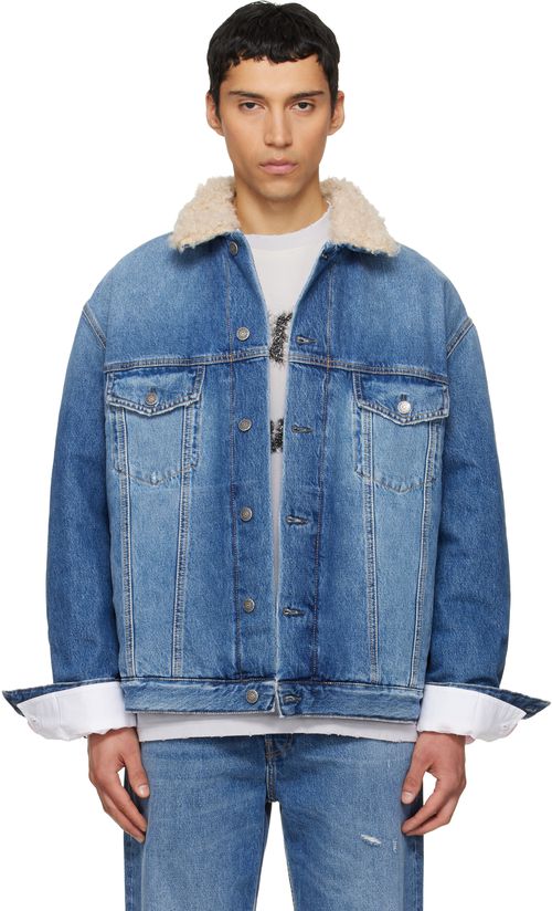 Blue Faded Denim Jacket