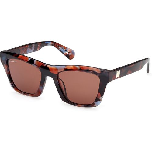 MAX&Co Mujer MAX&Co MO0145 54E Gafas de sol Acetato la Habana Marrón Cuadrada Norma