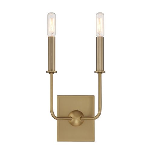Avondale 2-Light Wall Sconce in Warm Bra