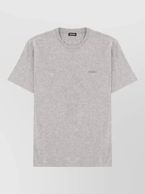 Zegna - logo crew neck short sleeve t shirt