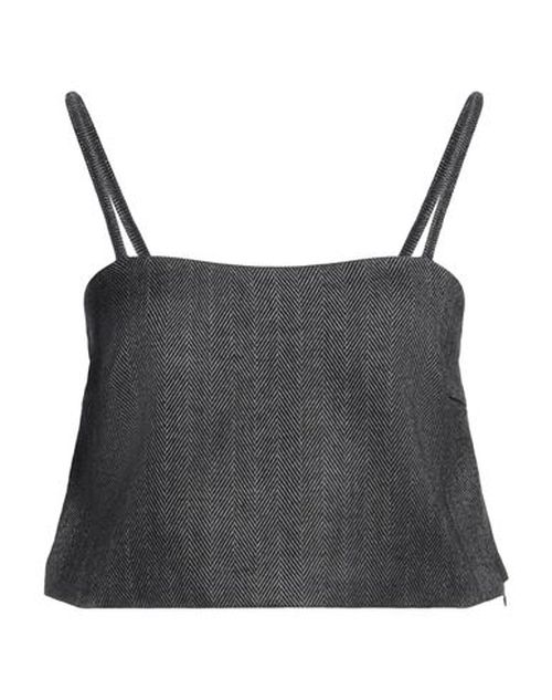 Woman Top Grey Size M Polyester, Viscose, Elastane