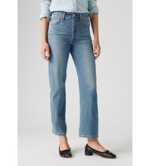 Levi's for woman. 72693-0230 Jeans Ribcage Straight blue (27/29), Casual, Cotton, Denim