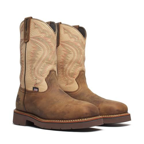 Thorogood Western Work 11" Waterproof Nano Composite Safety Square Toe: Durable Men's Work Boot for All-Day Comfort