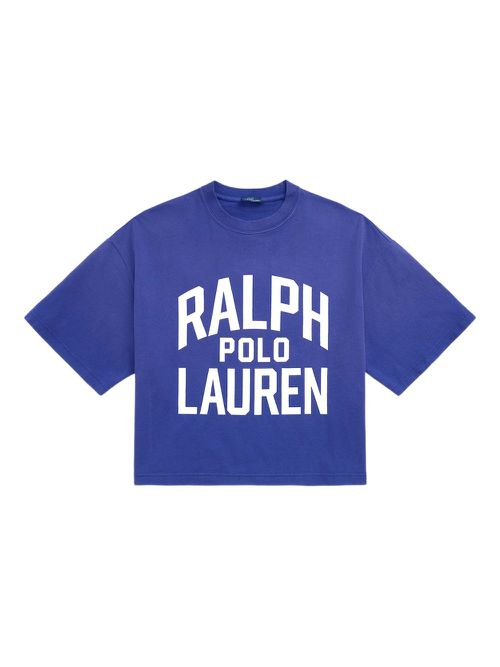 Logo-print T-shirt - Blue