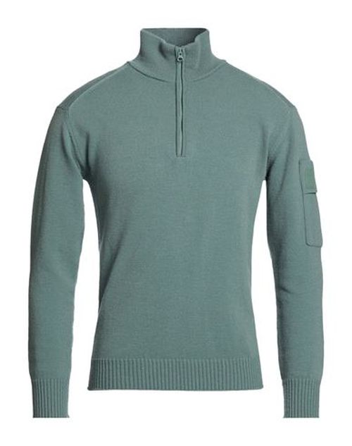 C. p. Company Man Sweater Dark green Size XS Polyamide, Wool, Polyester