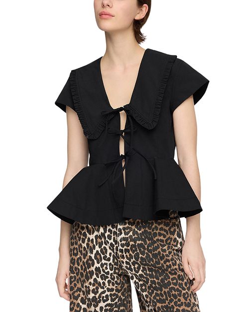Cotton Poplin Blouse