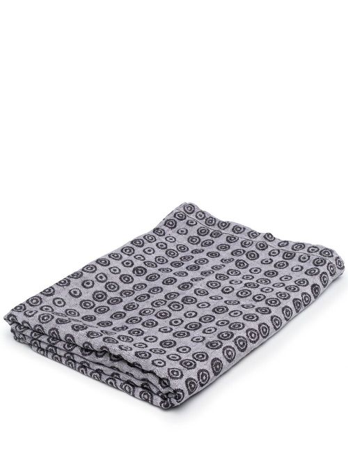 X Frescobol Carioca linen towel - Black