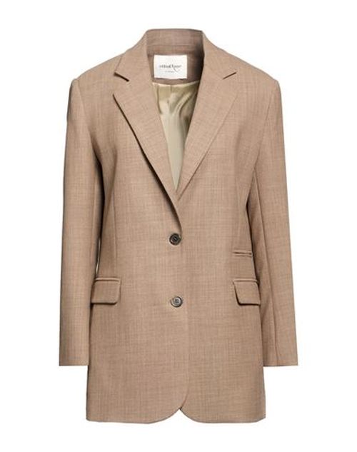 Woman Blazer Light brown Size 2 Polyester, Wool, Elastane