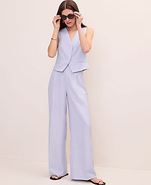 Ann Taylor Pleated Wide-Leg Pant