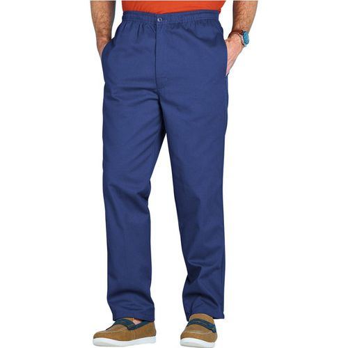 Elasticated Waist Cotton Rugby Trousers with Drawcord