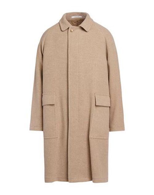 Man Coat Beige Size 40 Virgin Wool, Polyamide