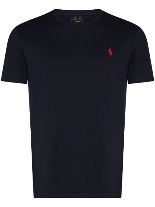 Logo-embroidered cotton T-shirt