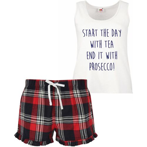 Start The Day With Tea End It With Prosecco Pyjama Set
