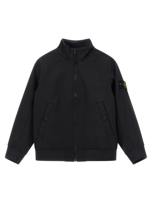 Logo badge jacket Black Polyester Down Jacket, Parka, Casual - Kids
