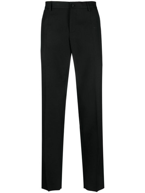 Slim-leg trousers - Black