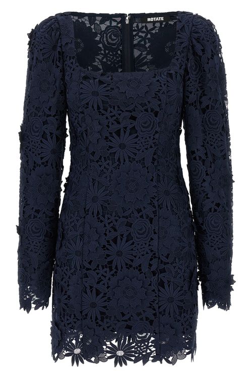 '3D Lace Ls Mini' Dress
