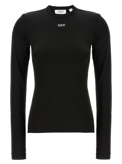 Logo-Embroidered T-Shirt — Black