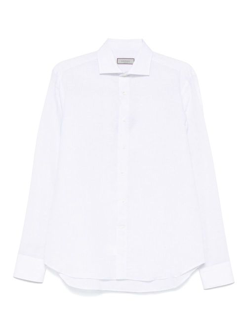 Canali striped shirt - White