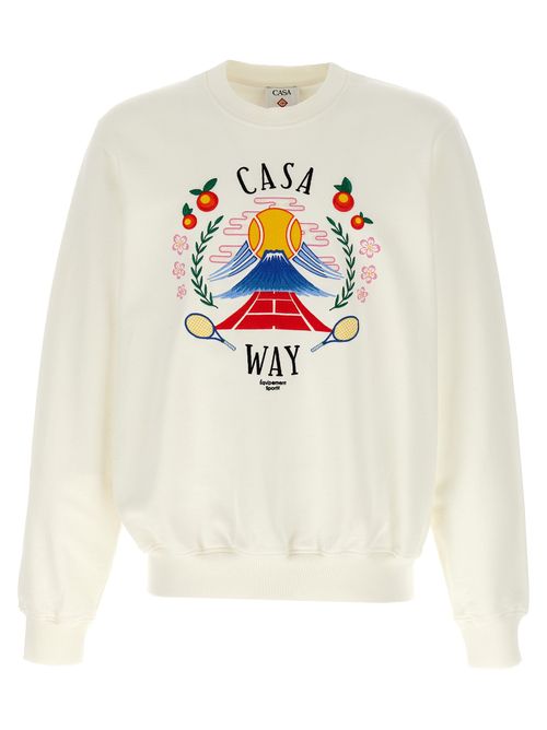 Casa Way Mountain Sweatshirt — White
