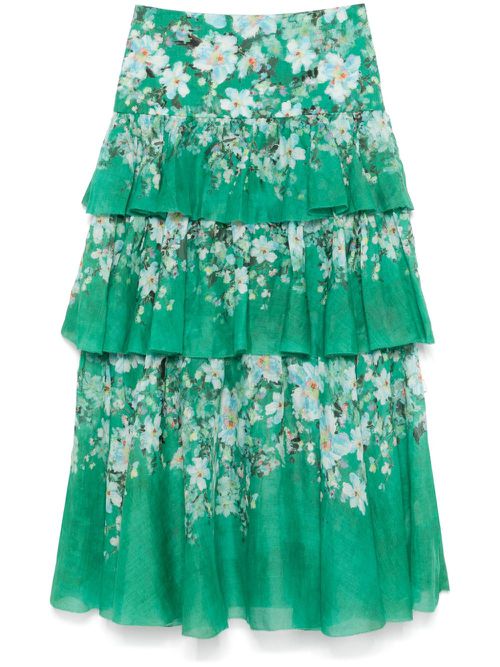 Everley midi skirt - Green