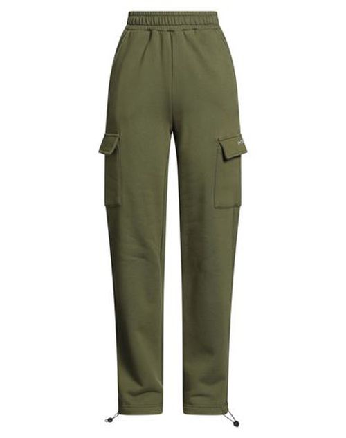 Woman Pants Military green Size S Cotton, Polyester
