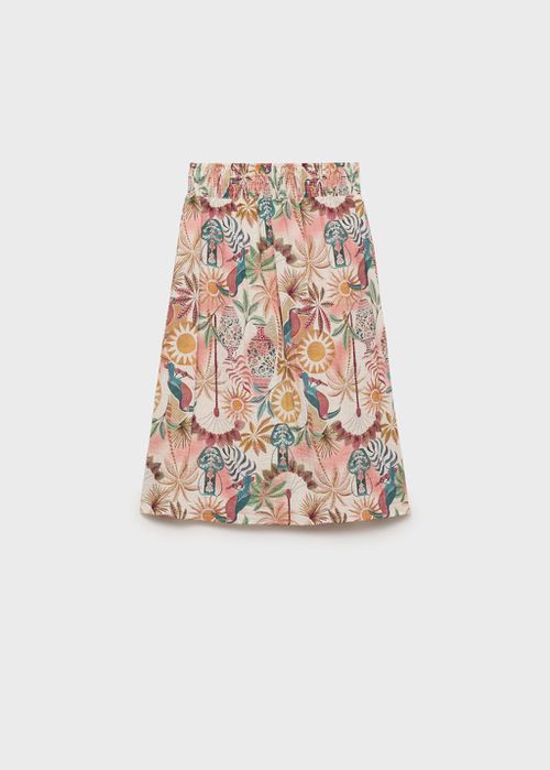 Printed long skirt pink - Kids - 