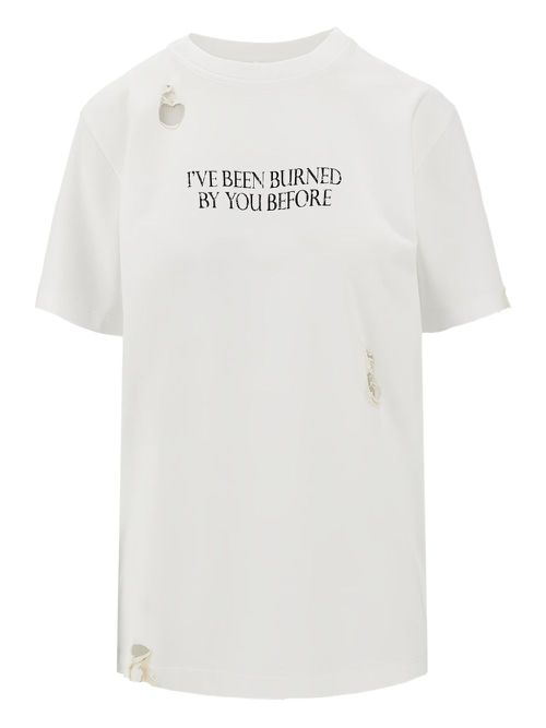 Coperni x Disney Burned By You Before T-shirt - White