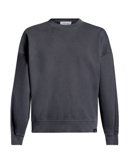 Man Sweatshirt Charcoal Size S Cotton, Elastane