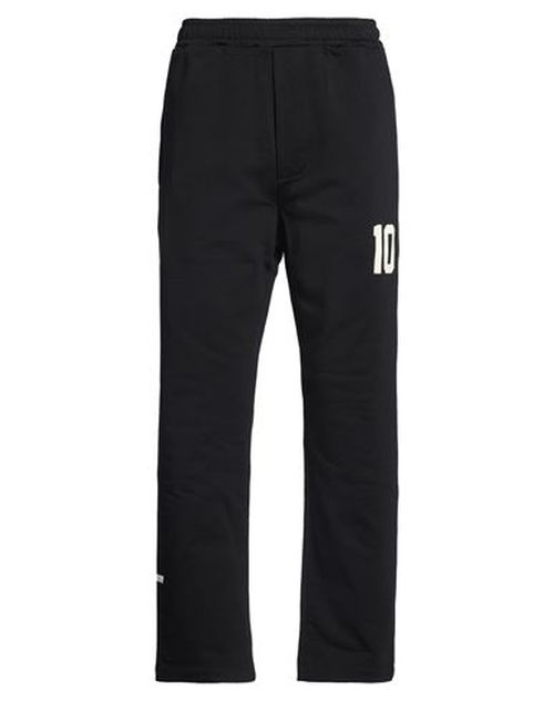 Man Pants Black Size M Cotton