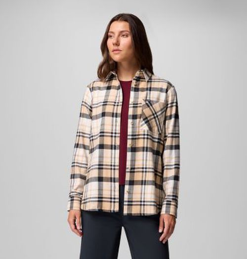 Women's Calico Basin  Flannel Long Sleeve Shirt-