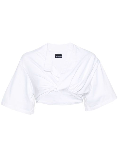 Le Bahia Court cotton T-shirt - White