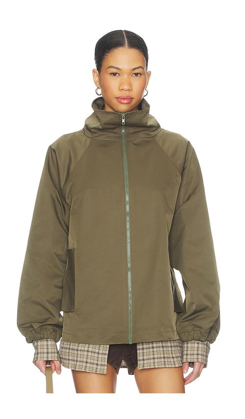Lovers and Friends Ayla Jacket in Olive. L. Also in XS