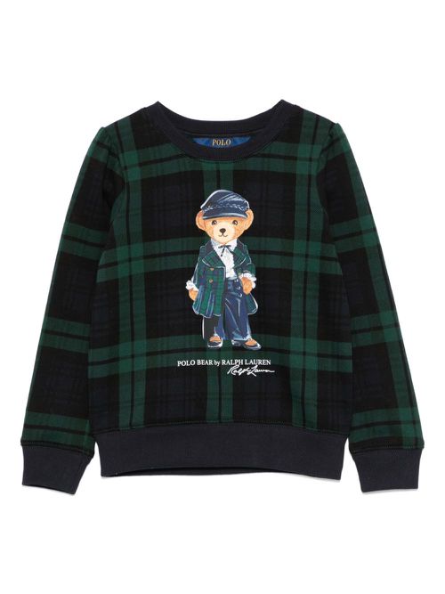 Polo Bear-print sweatshirt - Black