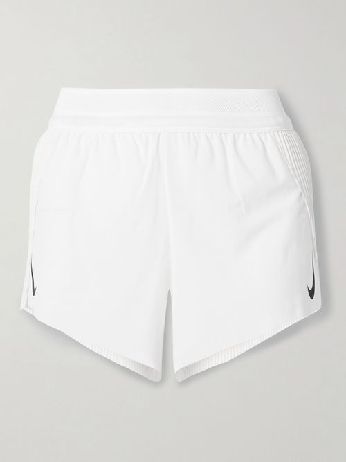 Aeroswift Printed Plissé Dri-fit Adv Shorts - White