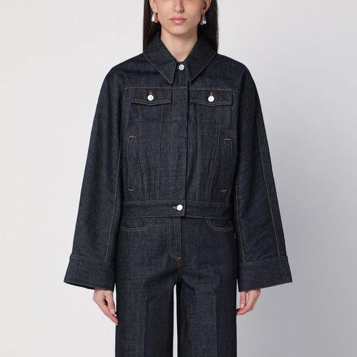 Dark blue denim jacket