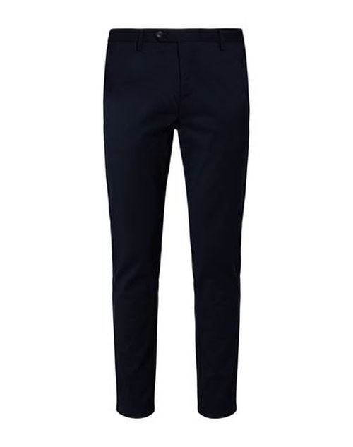 Man Pants Navy Size 28 Cotton, Nylon, Elastic fibres