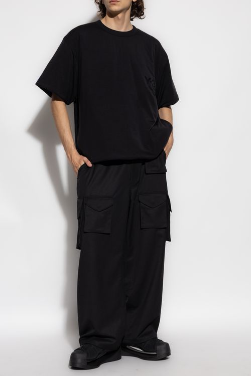 T-shirt With Padding, Men's, Black