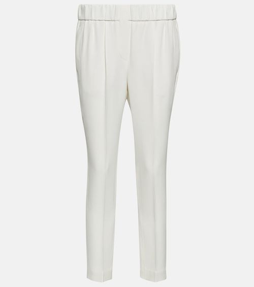 Tailored crêpe pants