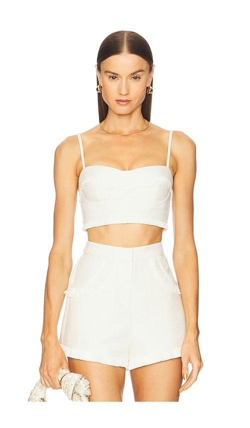 Alexis Drita Top in Ivory. M also in