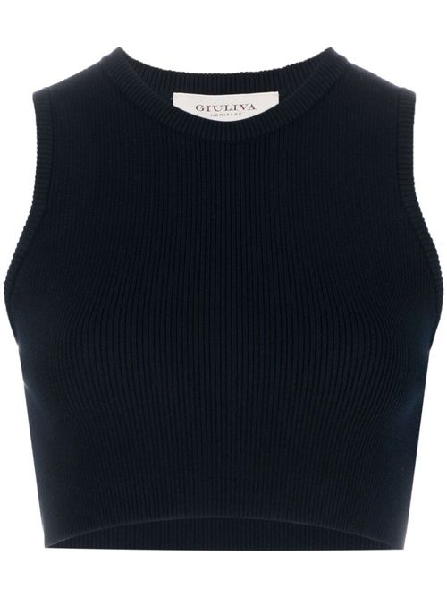 The Alex crop top - Blue