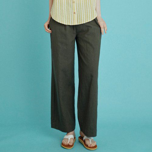 Wide Long Pants Khaki 232501SKH 