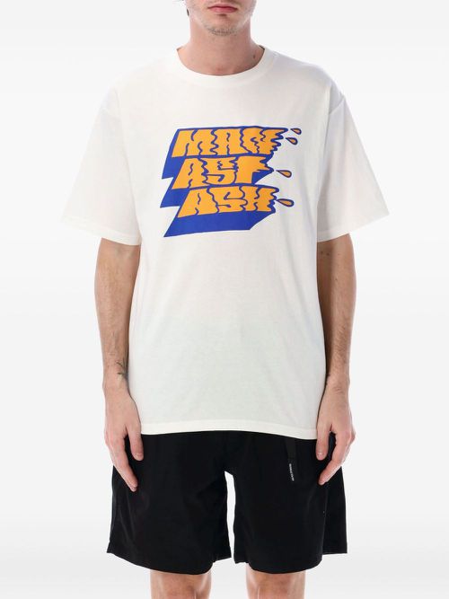 MANASTASH Sneeze graphic print T-shirt - White