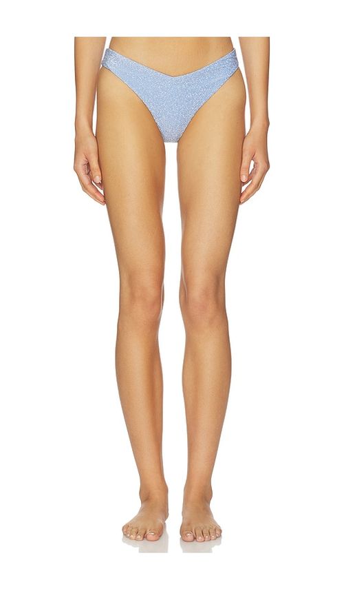BEACH RIOT Vanessa Bikini Bottom in Blue. - S also in XS, M