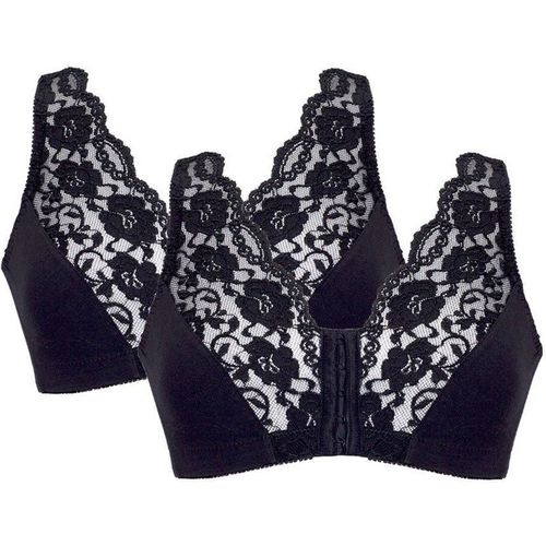 Pack Of Two Lace Front Fastening Magic Bras