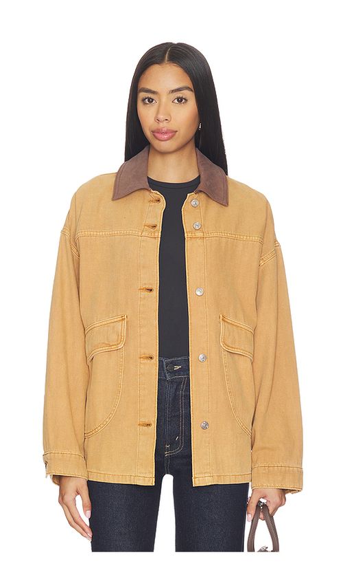 Free People x We The Free Lemon Denim Jacket in Meerkat. M also in L, S
