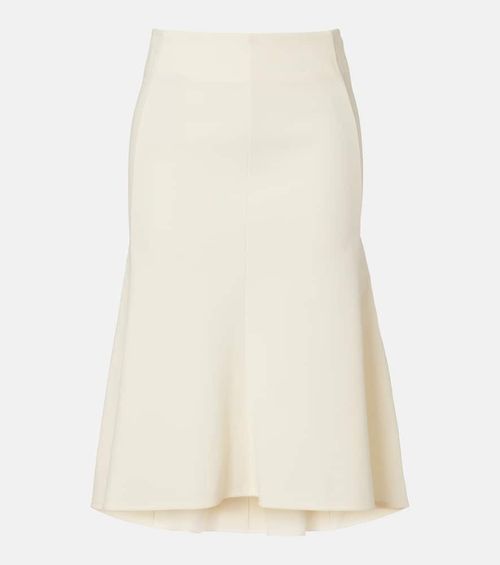 High-rise midi skirt