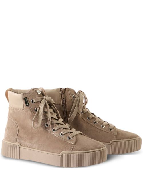 Buddy suede lace-up boots - Neutrals