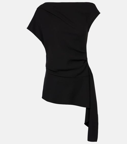 Saskia draped off-shoulder top